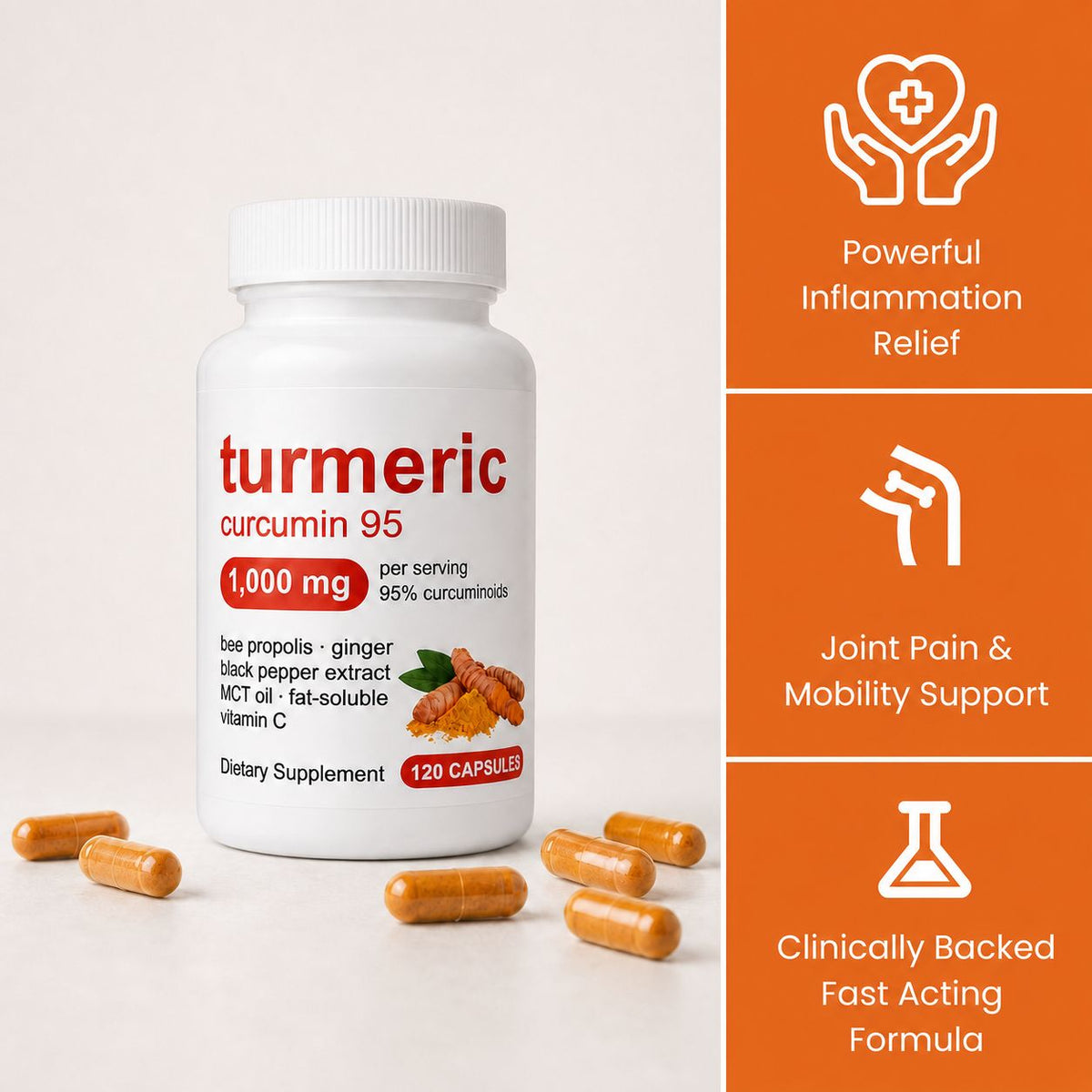 Turmeric 1000mg 95% Curcumin